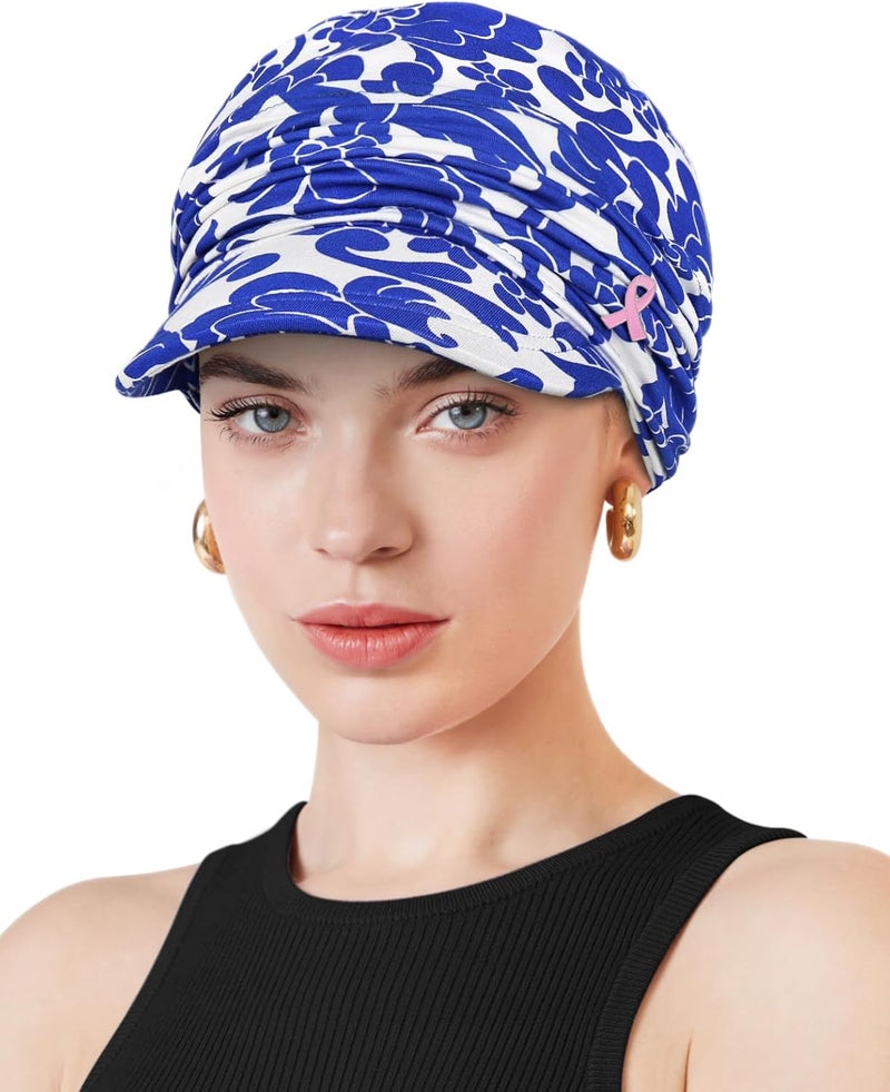Awefeel Chemo Headwear Viscose Newsboy Cap for Women Fall and Winter Hats - Image 2